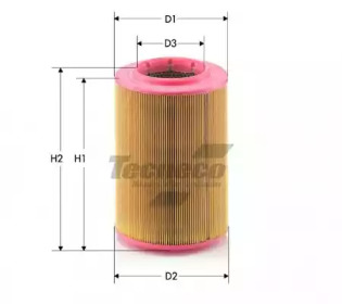 TECNECO FILTERS ar191t -  Воздушный фильтр